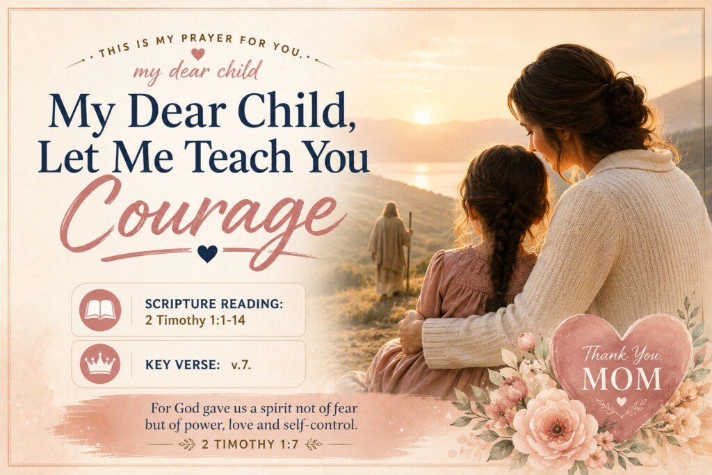 My Dear Child, Let Me Teach You Courage